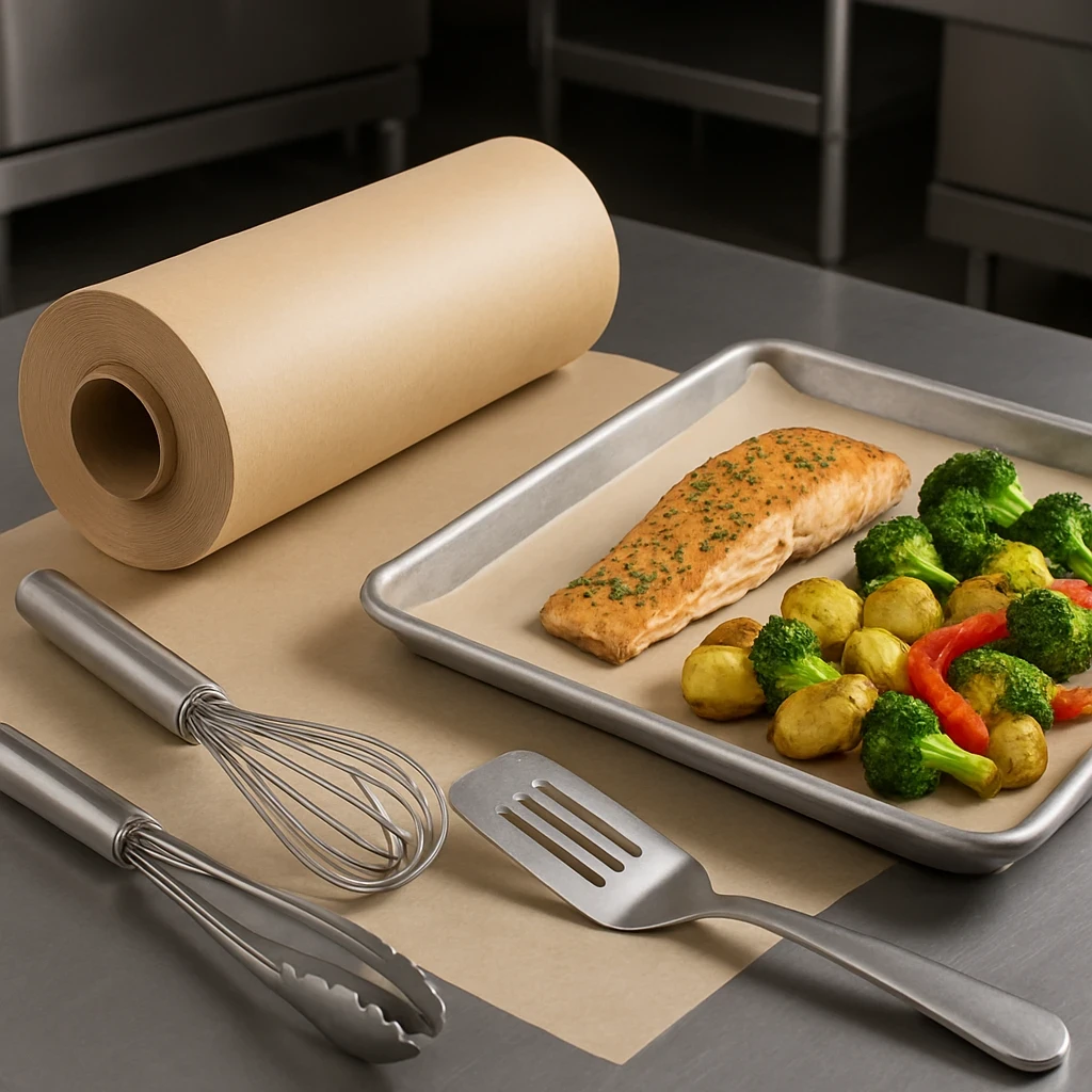 Duży papier do pieczenia – wygoda i oszczędność w profesjonalnej kuchni